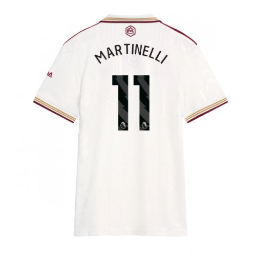 Stroje piłkarskie Arsenal Gabriel Martinelli #11 Koszulka Trzeciej dla damskie 2025-26 Krótki Rękaw